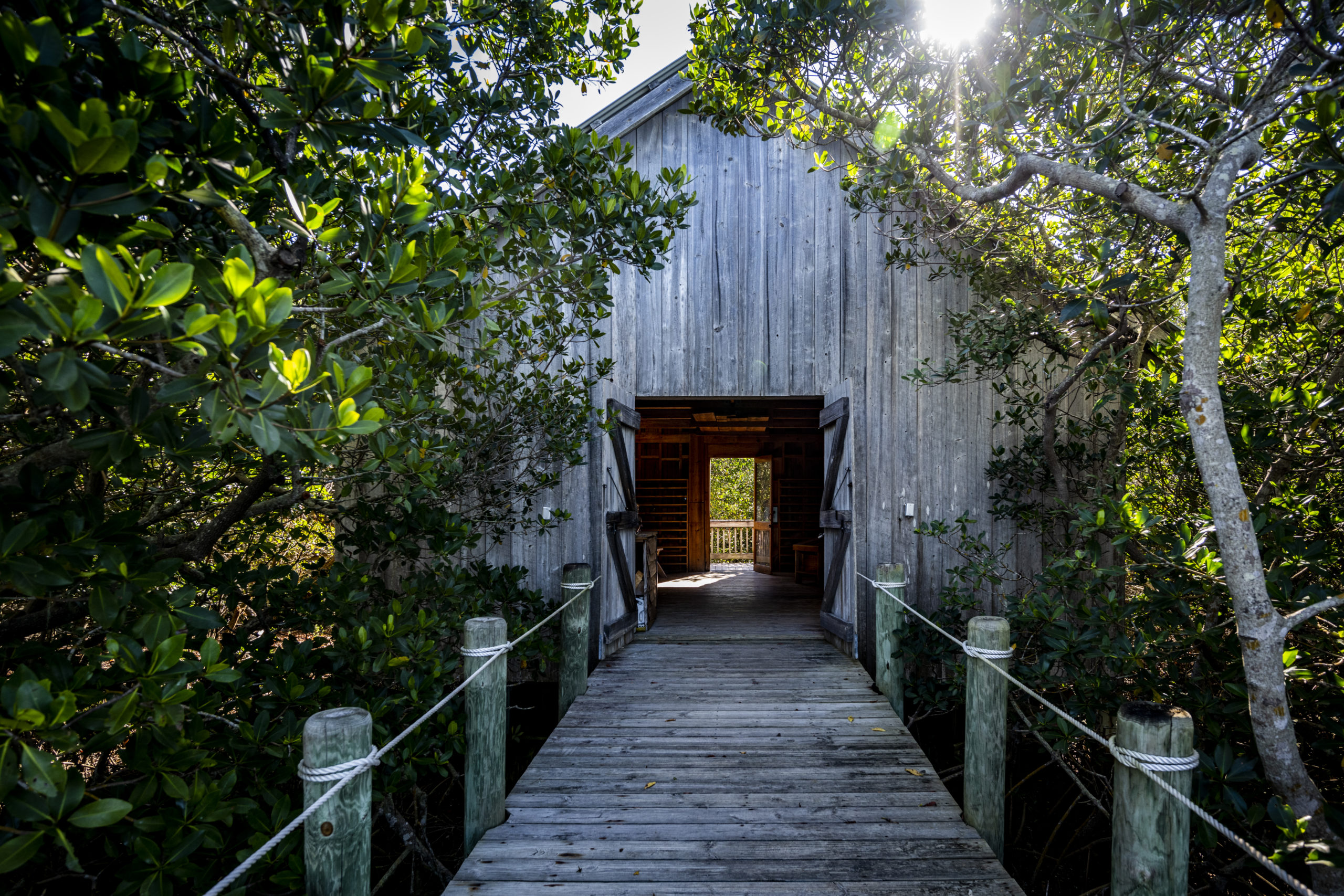 Packing House at Selby Gardens' Historic Spanish Point campus Historic packing house
